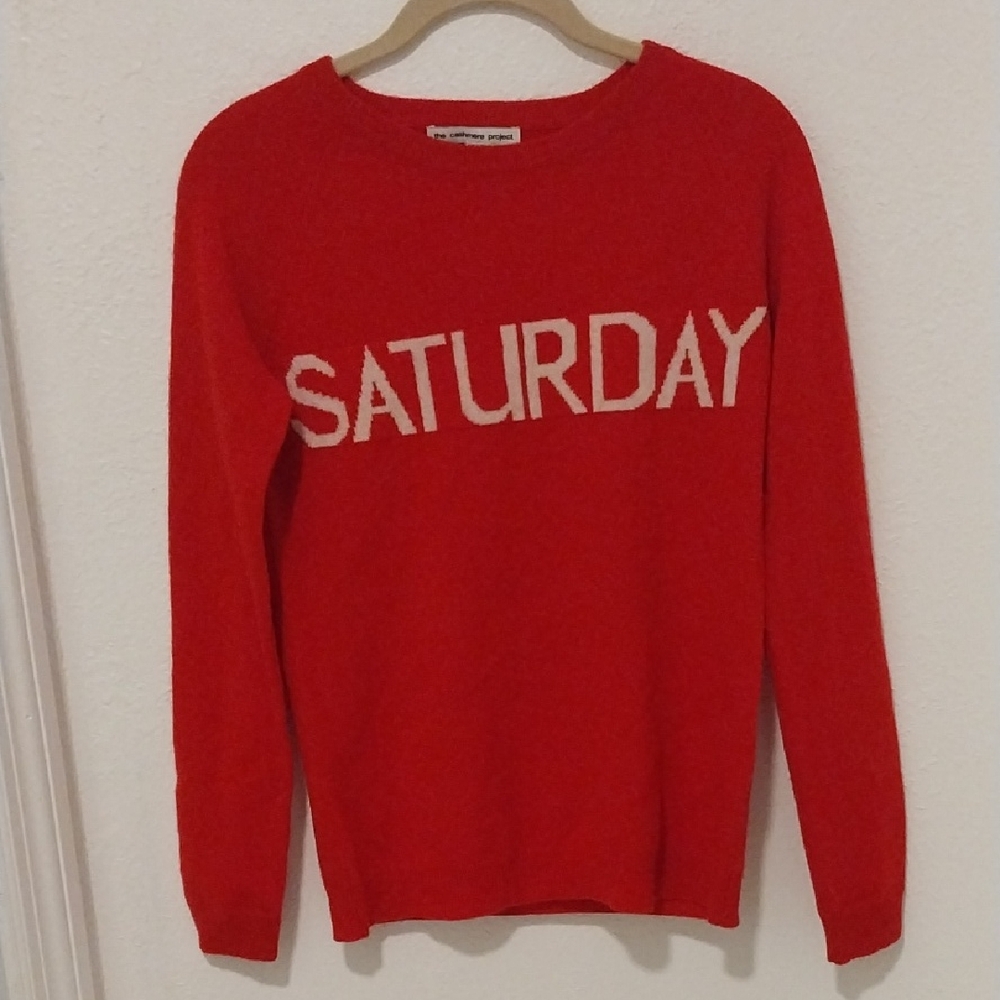 THE CASHMERE PROJECT 100% CASHMERE SATURDAY SWEATER SIZE XS